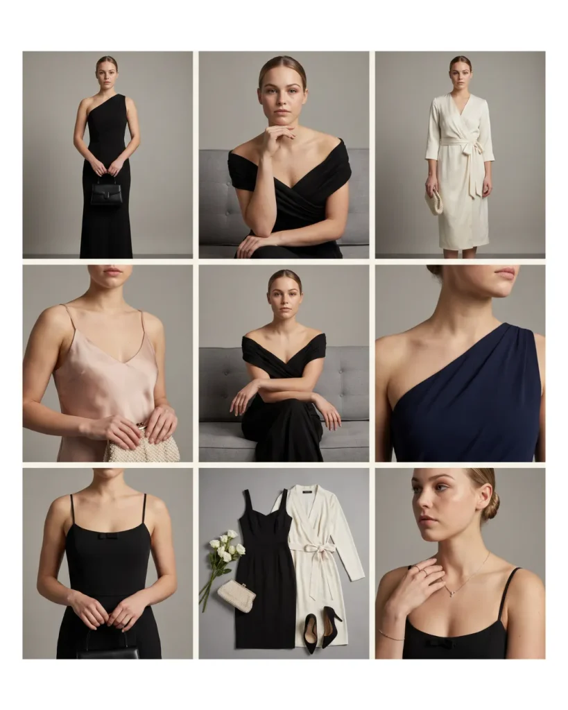 Colección de vestidos elegantes para mujer, inspiración para el estilo Elegant.